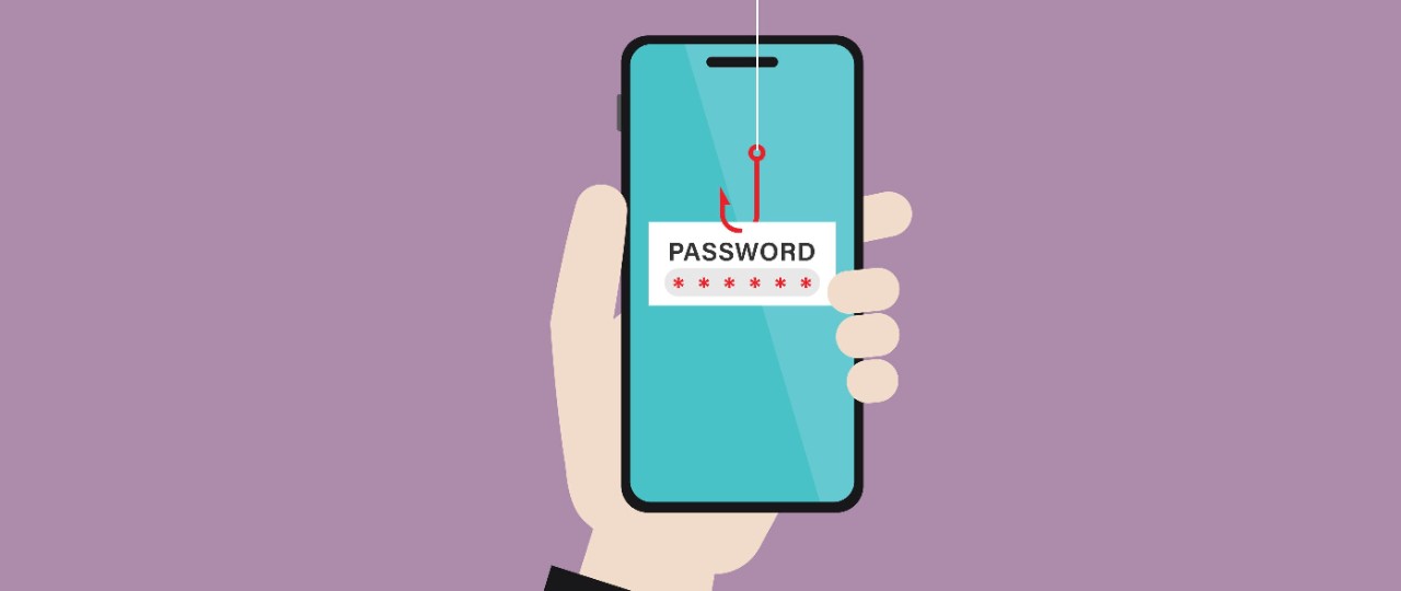 A cellphone password is phished. 
